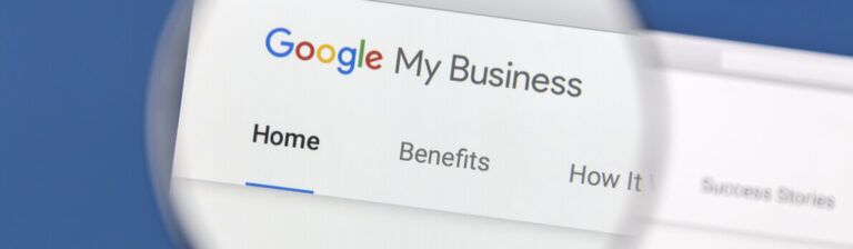 ecran application google my business - référencement local seo