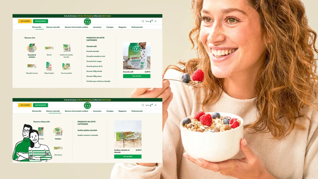 Création de site e-commerce avec UX optimisée