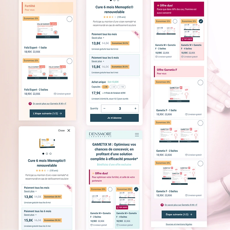 Projet e-commerce premium pour marque
