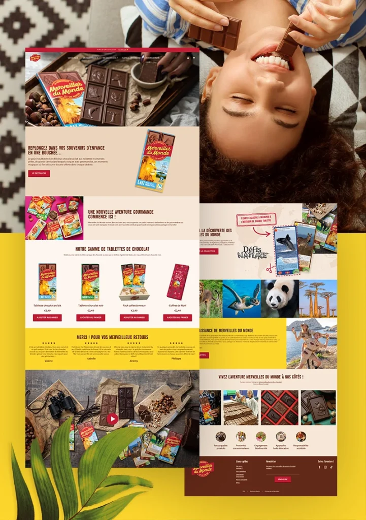 Plateforme e-commerce pour marque grand public