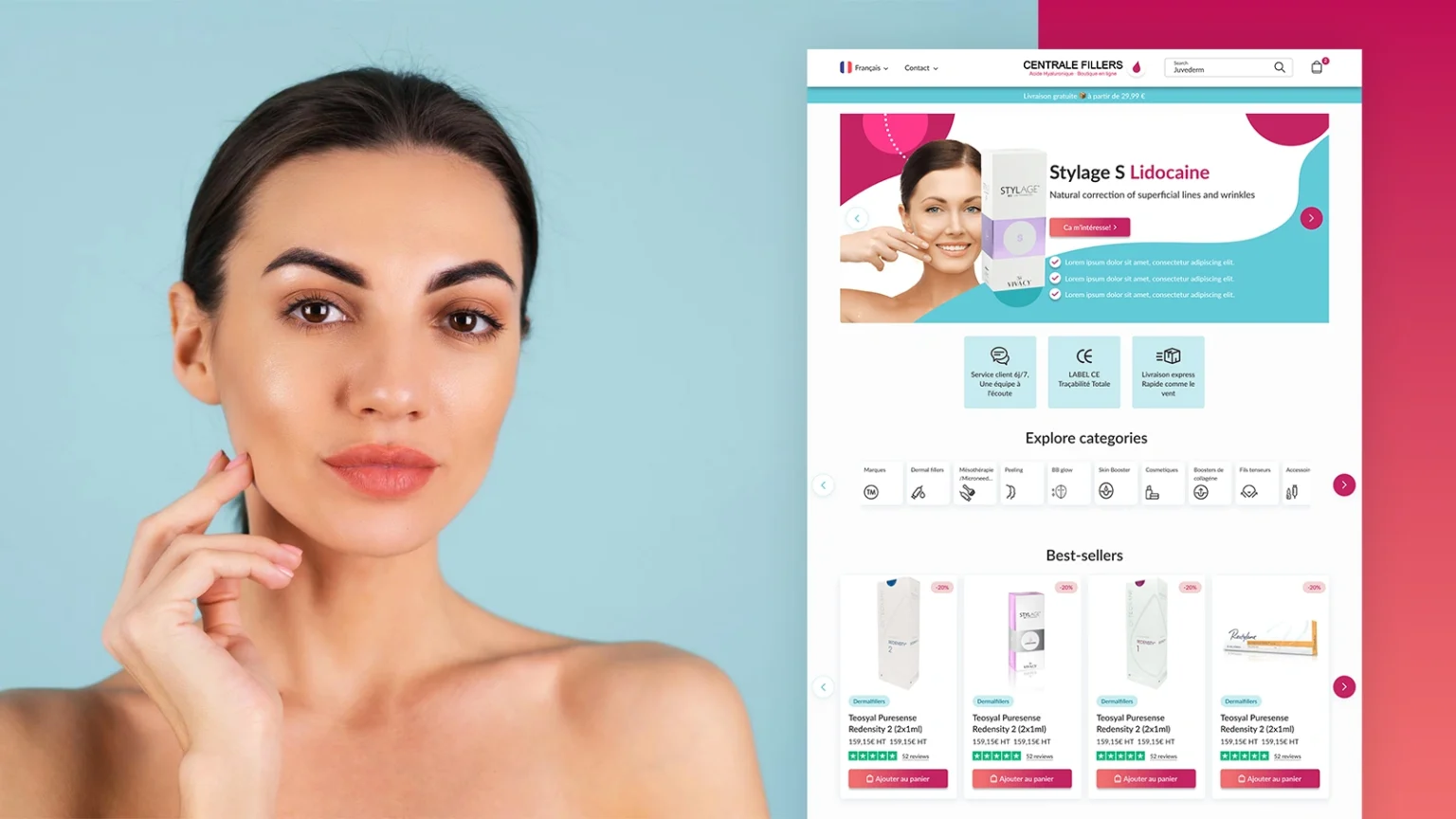 Création de site e-commerce orientée UX