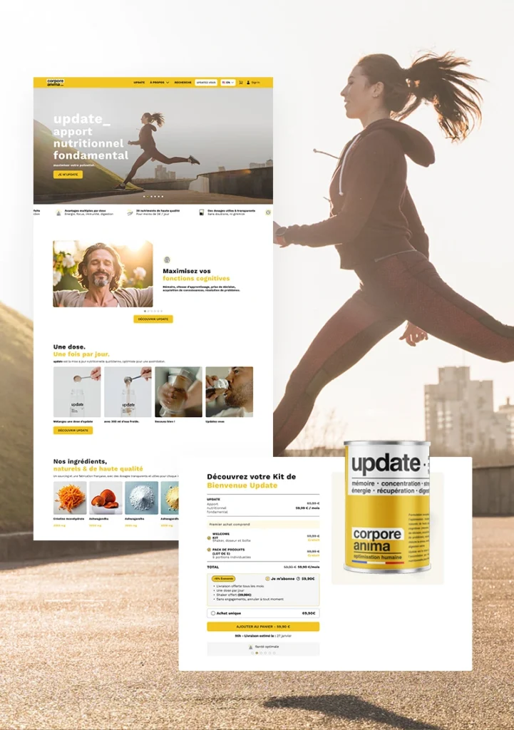 Site e-commerce conçu pour une navigation fluide