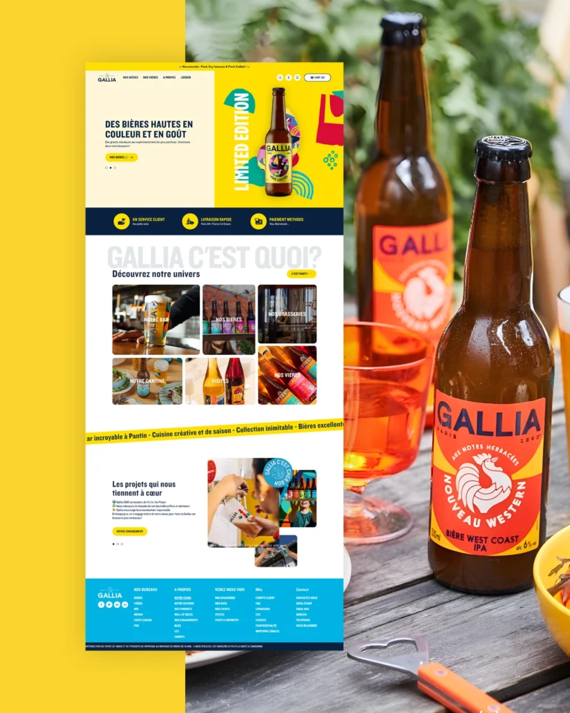 Création de site e-commerce pour marque retail