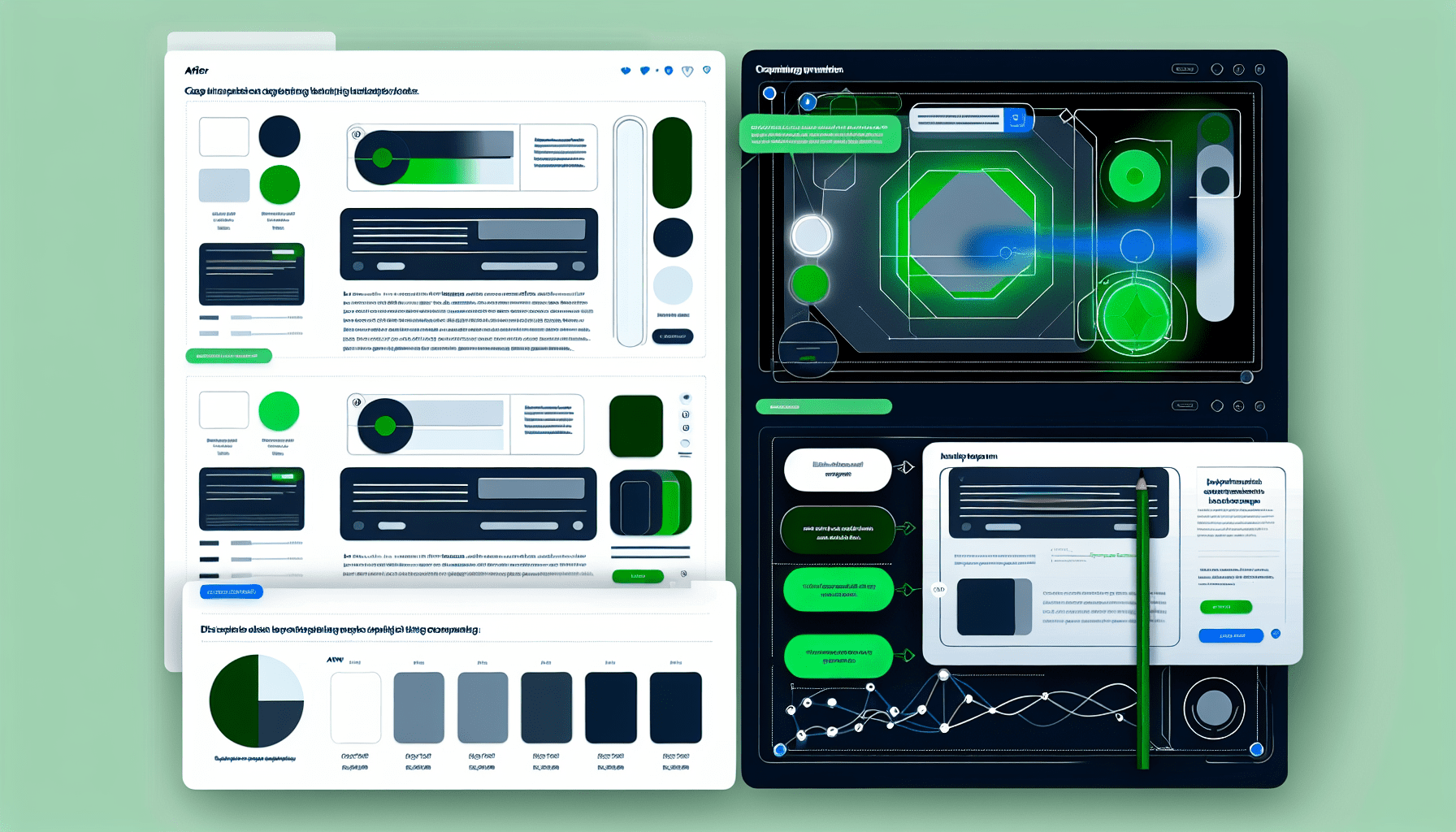 Comparaison fiche produit avant après optimisation avec heatmap