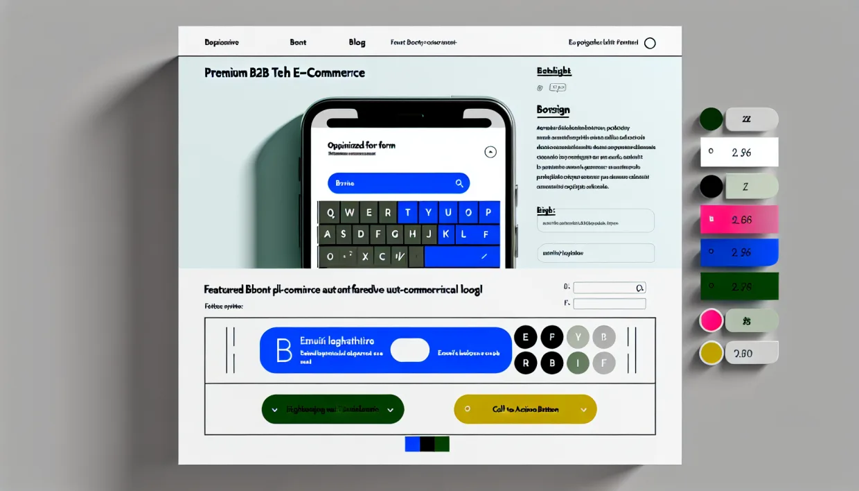 Formulaire mobile optimisé autocomplete clavier adapté sticky CTA